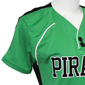 Venta directa de fábrica nuevos conjuntos de ropa deportiva de béisbol y softbol de manga corta uniformes transpirables y cómodos - Product Image 5