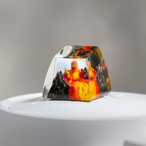 Keycaps Artisanat Forêt Mystique, Keycaps Artisanat Personnalisé, Keycaps Anime Mignons, Keycaps Verts, Ensemble de Keycaps, Keycaps en Bois - Product Image 3