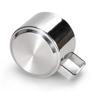 New Style Multi - Function Stainless Steel <b>Coffee</b> <b>Cup</b> <b>Set</b> Metal Cafe Household Mug Double Wall Insulation <b>Coffee</b> <b>Set</b> - Product Image 5