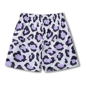 Été blanc sport sublimation 100% polyester athlétique course unisexe maille courte fermeture à cordon personnalisé hommes basket court - Product Image 2