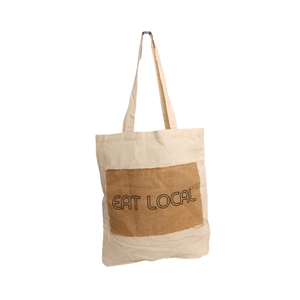 Certified Fairtrade 10 oz Black <b>Canvas</b> <b>Tote</b> Shoulder Handbags Custom Logo Printed Various Sizes Geometric Pattern for Daily Use - Product Image 1