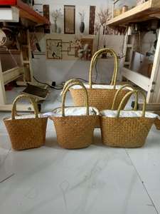 Gran oferta, bolsa de jacinto de agua ecológica, bolso tejido hecho a mano de primera calidad, Ideal para tiendas de regalos y compradores minoristas 2025 - Product Image 2