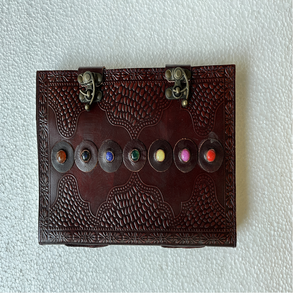 Revues en cuir étoile celtique sur mesure en cuir et papier de bonne qualité à des fins de don. - Product Image 5