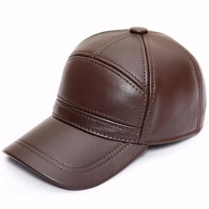 Gorra de Béisbol Unisex para las Cuatro Estaciones, de Cuero Genuino, con Visera, de Primera Calidad, Ajustable, para Actividades al Aire Libre, Casual - Product Image 3