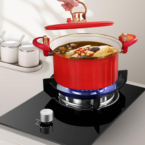<span class=keywords><strong>Olla</strong></span> <span class=keywords><strong>a</strong></span> presión antiadherente con revestimiento de cerámica roja de gran capacidad versátil, nueva <span class=keywords><strong>cocina</strong></span> rápida <span class=keywords><strong>a</strong></span> la moda <span class=keywords><strong>para</strong></span> uso en la <span class=keywords><strong>cocina</strong></span> - Product Image 3