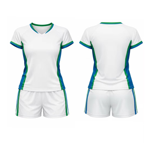 Maillot de volley-ball pour adultes, matière polyester confortable, col rond, manches, impression par sublimation personnalisée, uniforme de volley-ball - Product Image 3