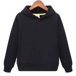 Sudadera con Capucha de Felpa Francesa de Algodón para Niños y Niñas, Unisex, Color Sólido, Otoño, Gruesa, Envío DDP - Product Image 5