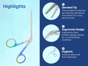 Hartman Alligator Micro Fórceps Manual de acero inoxidable Potencia disponible en todos los tipos y tamaños Instrumentos quirúrgicos - Product Image 2