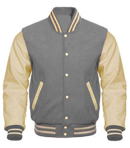 2025 Compre New Verity OEM Chaqueta universitaria Lisa transpirable Varsity Chaqueta de béisbol universitaria de alta calidad para hombres - Product Image 1
