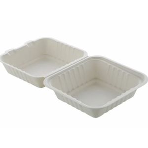 Bagazo de caña de azúcar biodegradable y duradero, contenedor de alimentos desechable compostable ecológico, suministro de embalaje sostenible - Product Image 1