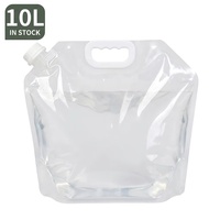 Pochettes souples personnalisées en PE de 5L à 15L avec bec verseur, qualité alimentaire, pour jus, bière, vin et autres boissons