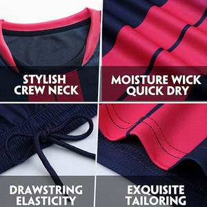 ชุดยูนิฟอร์มฟุตบอลแบบกำหนดเองได้ พร้อมชื่อ เบอร์ และโลโก้ สำหรับผู้ชาย ผู้หญิง และเด็ก สีสันปรับแต่งได้ แขนสั้น - Product Image 3