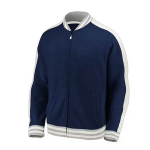 Veste de baseball de qualité supérieure, style Letterman, pour l'école, le collège, ou comme veste varsity, couleur personnalisée, manches en cuir véritable, veste varsity - Product Image 1