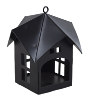 IHA IHA25078 Porte-bougie décoratif de Noël en métal, artisanat de taille moyenne, base en forme de cœur de luxe