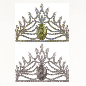 Masonic York Rite Daughter Crown Gold Tone In <b>Best</b> Quality Adjustable With Case Stainless Steel Adjustable <b>Fitting</b> Crown 2026 - Product Image 1