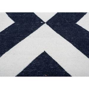 Tapis en coton et jute tissé plat Alhambra gris et noir, motif géométrique Aubusson, grand kilim rectangulaire pour couloir, usage domestique - SDCT-149 - Product Image 3