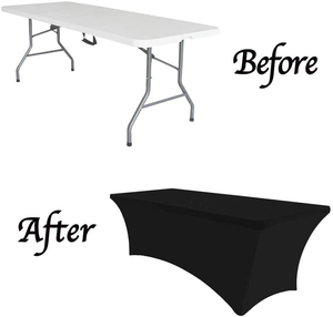 Biểu Tượng Tùy Chỉnh 4ft 6ft 8ft Được Trang Bị Căng Bảng Vải Wedding Tổ Chức Sự Kiện Đảng <span class=keywords><strong>Polyester</strong></span> Spandex Bảng Bìa - Product Image 3