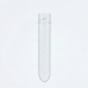 Tubo de Ensayo de Plástico de 10 ml para Centrifugadora, No Estéril, Compatible con Sistemas de Recogida de Orina, Manipulación Estándar de Muestras de Laboratorio - Product Image 1