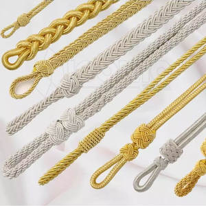 Cordones de sombrero ligeros de calidad superior hechos a medida Material de nailon y poliéster duradero de color sólido - Product Image 5