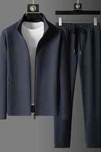 2025 personnalisé hommes survêtement printemps mode hommes vestes Homme manteaux à manches longues hommes vestes décontractées hommes ensemble de vêtements taille - Product Image 6