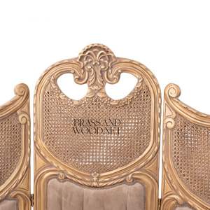 Paravent Classique Luxueux Tapissé - Product Image 3