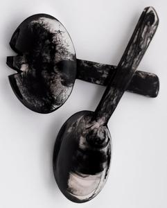 Spinner de ensalada de resina de alta calidad, juego de cuchara de ensalada multifuncional, herramientas de cocina decorativas personalizadas, servidor de ensalada de resina, artículos para el hogar - Product Image 3