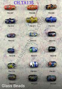 Cuentas de cristal y vidrio sueltas de la marca TAGB, ligeras, de alta resistencia a la compresión, para la fabricación de joyas para mujer, coloridas, de la India. - Product Image 6