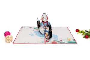 การ์ดสุขสันต์วันคริสต์มาสงานฝีมืองานฝีมือ3D สุดสร้างสรรค์การ์ดกระดาษประกอบมือสำหรับวันหยุดงานหัตถกรรมเวียดนามราคาโรงงานในเวียดนาม - Product Image 2