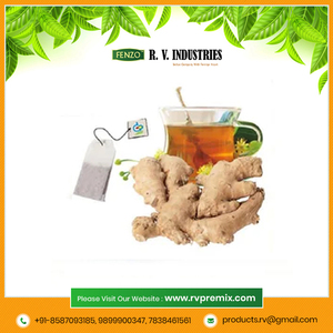 Té instantáneo de jengibre orgánico con etiqueta privada de la mejor calidad al por mayor, premix de 1 kg de contenido de hierba adelgazante cruda fresca en polvo con sabor mezclado - Product Image 5