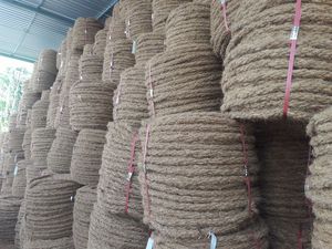 Cordon en fibre naturelle de coco, écologique, fait main, torsadé, marron, pour l'artisanat et le jardinage - Product Image 4