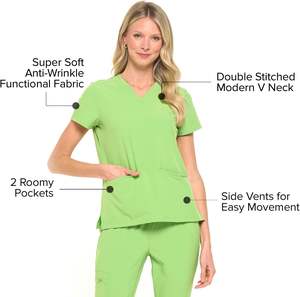 Logo personnalisé Hôpital Scrubs Ensemble Médecin Infirmière Uniforme Chirurgical Jogger Pantalon Top Qualité Unisexe En Gros - Product Image 5
