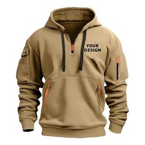 Sudadera con Capucha de Felpa 100% Algodón, Suave y en Capas, Brinda Calor Uniforme, Transpirable, de Secado Rápido, Resistente al Viento, para Otoño, Comodidad Diaria - Product Image 6