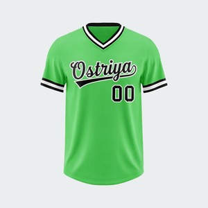 Camiseta de Béisbol de Moda Urbana para Verano, Precio Bajo, Transpirable, Lisa, con Impresión por Transferencia de Calor, Servicio OEM, para Entrenamiento - Product Image 6