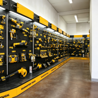 Étagère murale modulaire en métal robuste pour outils, présentoir de quincaillerie pour magasin de détail, support d'affichage pour outils électriques