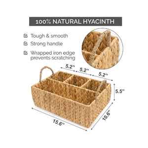 ตะกร้าใส่ของจากหญ้าทะเลตะกร้าใส่ของคุณภาพสูงเป็นมิตรกับสิ่งแวดล้อมตะกร้าเก็บของสำหรับตกแต่งบ้านตะกร้าหัตถกรรมผลิตจากเวียดนาม - Product Image 4