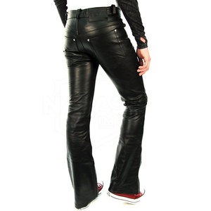 Pantalones de Cuero Hechos a Medida al Por Mayor para Hombre con Logotipo Personalizado, Diseño Único - Product Image 3