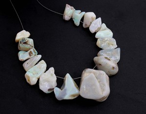 ลูกปัดอัญมณีขัดเงาหยาบโอปอลออสเตรเลียธรรมชาติ - Product Image 4