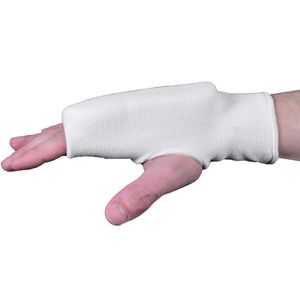 Custom High Quality <b>White</b> Elasticated Fabric Mitts for <b>Hand</b> Protection - Product Image 2