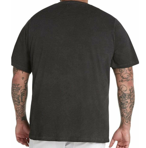 Camisetas de lavado ácido de gran tamaño personalizadas de algodón de alta calidad, ropa de calle transpirable, camiseta lavada con ácido Vintage para hombres - Product Image 3