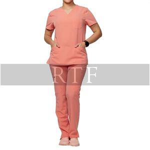 ชุดสครับพยาบาลทางการแพทย์สวมใส่สบายทันสมัยชุดเครื่องแบบโรงพยาบาล - Product Image 3