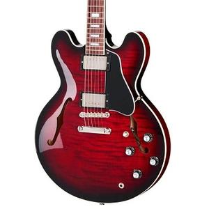 กีตาร์ไฟฟ้า SHOW SALES งานฝีมือประณีต โครงสร้างกึ่งโปร่ง พร้อมแผ่นไม้เมเปิลแกะสลักโค้ง - Product Image 1