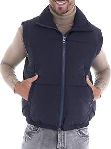 Venta Directa de Fábrica, Chaleco Acolchado con Cremallera Personalizado, Transpirable, de Alta Calidad, Informal, para Hombre, para Invierno, 100% - Product Image 6