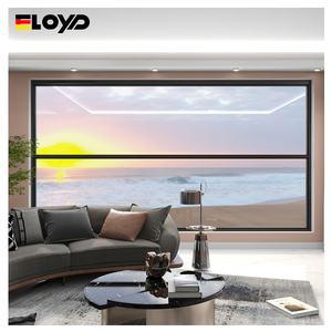 Eloyd 6 + 12A + 6 phong cách Tây nam tự động nâng cửa sổ trượt gỗ khung thép dọc cửa sổ nâng nhôm nâng lên - Product Image 1