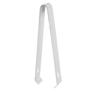 Pinzas de hielo elegantes de acero inoxidable con acabado de espejo perfectas para cócteles y estaciones de servicio de bebidas - Product Image 1