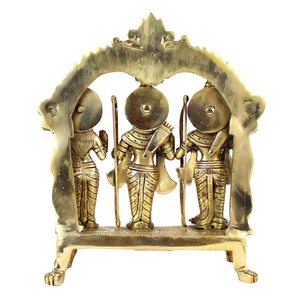 Estatua de Ram Darbar de Latón de 12 Pulgadas Hecha a Mano de Calidad Estándar para Decoraciones de Diwali y Uso Diario en Pooja al Mejor Precio - Product Image 2