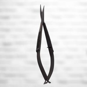 Micro-ciseaux de microchirurgie en carbure de tungstène 12 cm Castroviejo, acier inoxydable allemand, micro-ciseaux à ressort à action rapide - Product Image 2