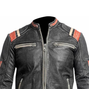 Chaquetas de Cuero PU de Alta Calidad para Hombre, Nuevas, con Mangas Largas y Bolsillos con Cremallera, Estilo Piel para Deportes de Invierno - Product Image 4