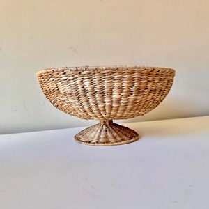 Grand bol tissé à partir de jacinthe d'eau Décoration de présentation de repas naturels Produits vietnamiens en gros écologiques - Product Image 1