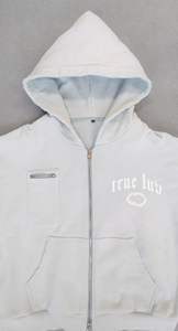 เสื้อฮู้ดดี้โอเวอร์ไซส์พิมพ์โลโก้ตามสั่ง ผู้ผลิต OEM เสื้อฮู้ดดี้ผู้ชายแบบสวมหัว รุ่นใหม่ล่าสุด - Product Image 3