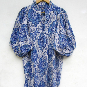 Vestido Largo Maxi de Algodón con Estampado Floral para Mujer, Estilo Informal, Estilo Indio, para el Verano, Nueva Llegada 2026 - Product Image 1